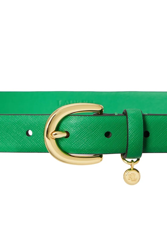 Lauren Ralph Lauren cintura da donna in pelle 412802952 verde AA00