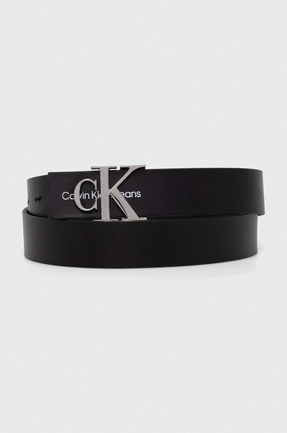 Calvin Klein pasek skórzany Planet friendly czarny K60K610281