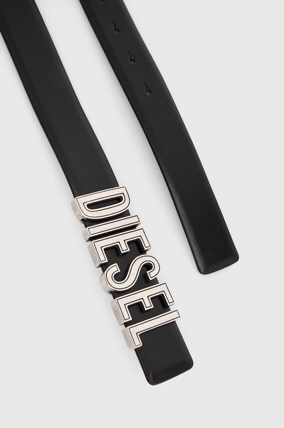 Diesel cintura in pelle X09790.P6364 nero AA00