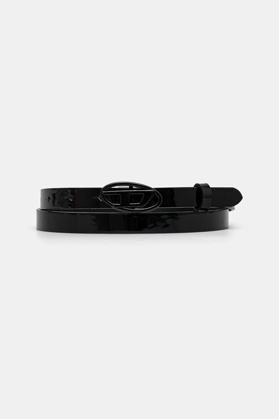 Kožený pásek Diesel PLAY-D B-PLAY 15 belt černá X10323.PR271
