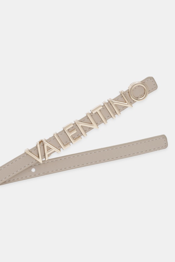 Valentino Bags curea de piele BELTY VCS6W555 bej AA00
