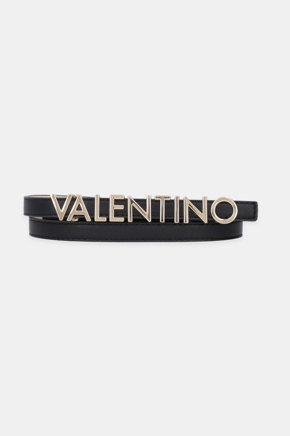 Valentino Bags pasek skórzany BELTY imitacja skóry licowej czarny VCS6W555