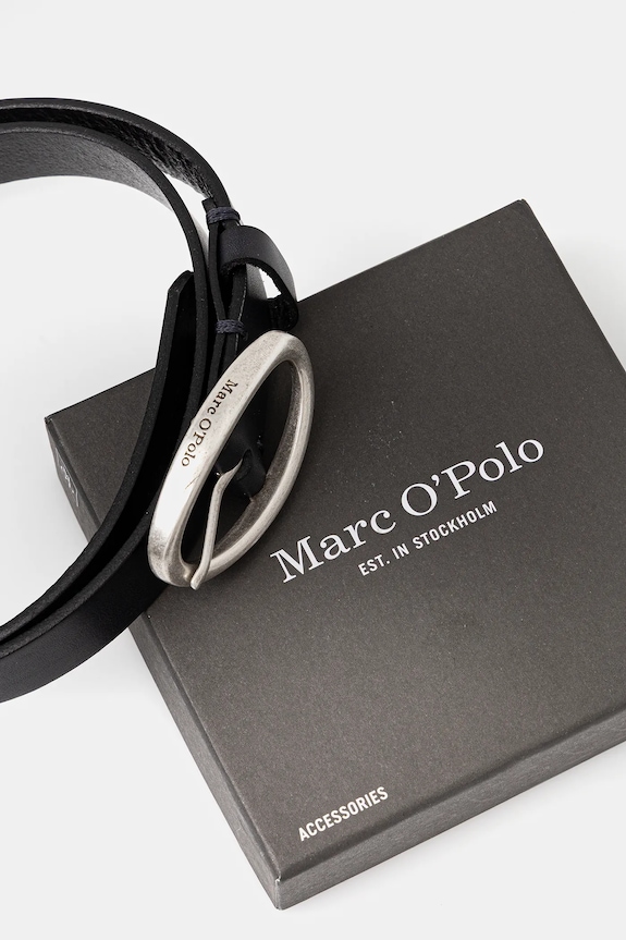 Kiegészítők Marc O'Polo bőr öv 5000006708 sötétkék