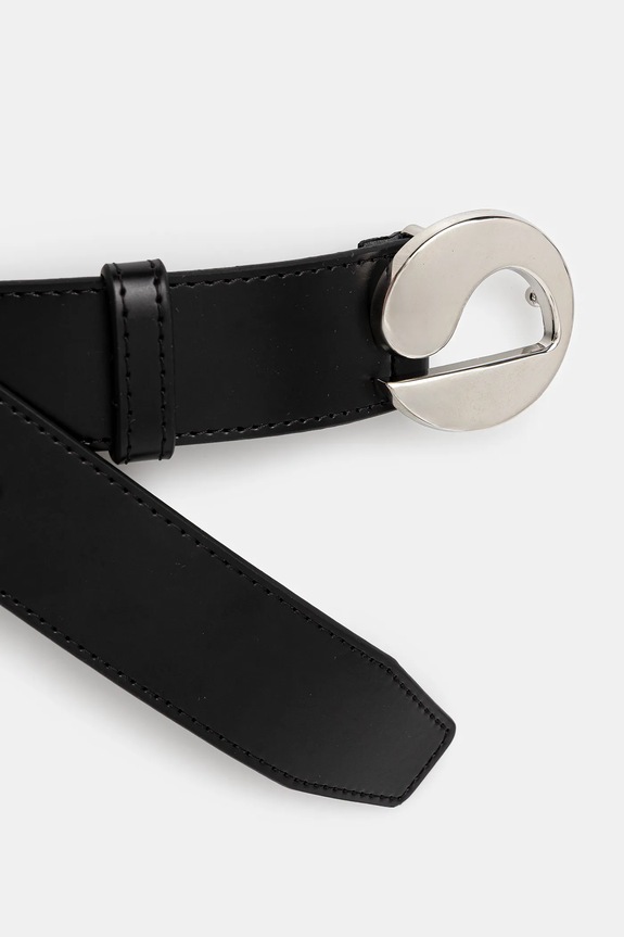 Coperni curea de piele Logo COPBE12F6025 negru AA00