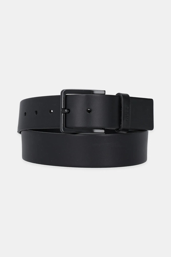 Hugo - Δερμάτινη ζώνη 50385358.NOS μαύρο AA00