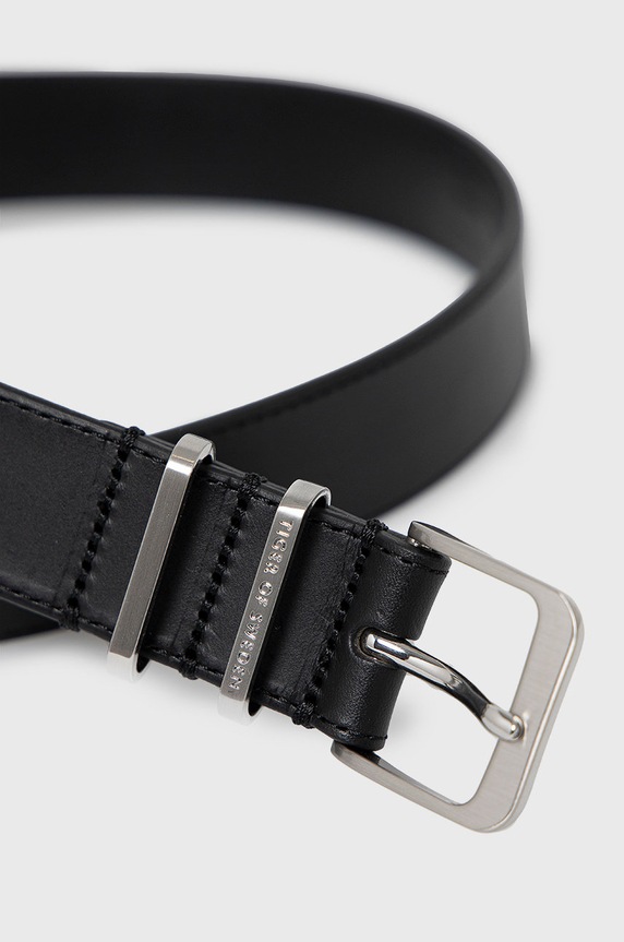 Tiger Of Sweden Pasek skórzany U49055041Z czarny AA00