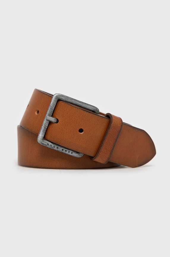 BOSS curea de piele maro 50386229.NOS