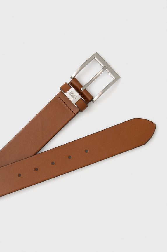 BOSS Pasek skórzany 50224631.NOS 50224631.NOS brązowy AA00