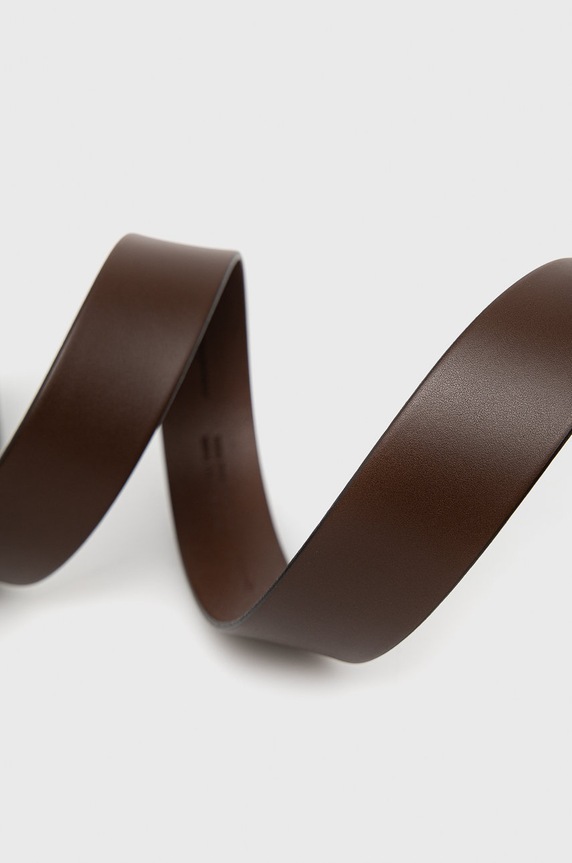 BOSS Pasek skórzany 50224631.NOS 50224631.NOS brązowy AA00