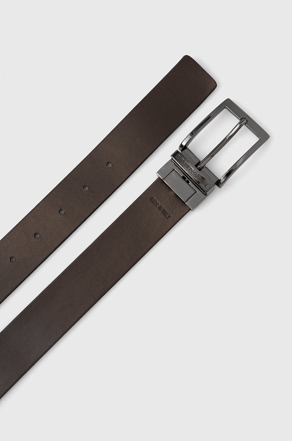 Dvostrani kožni remen Emporio Armani Y4S426.YTU5J.NOS crna AA00