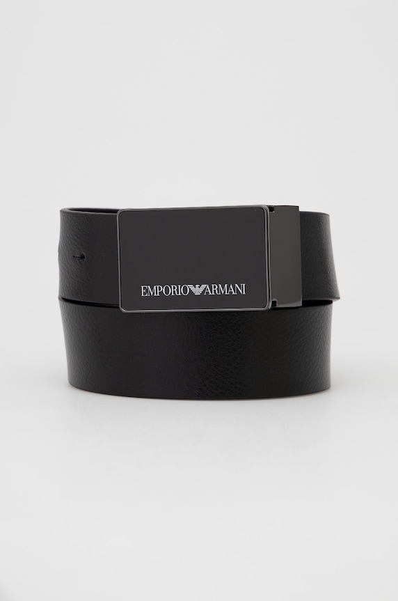Kožni remen Emporio Armani crna Y4S427.YTU7J.NOS