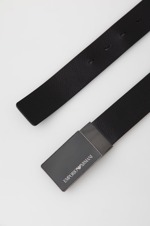 Kožni remen Emporio Armani Y4S427.YTU7J.NOS crna AA00