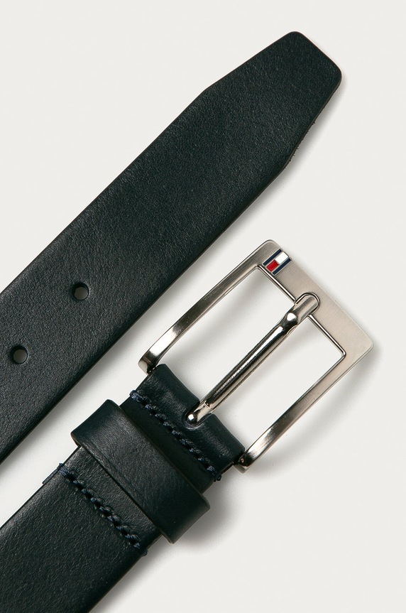Tommy Hilfiger - Δερμάτινη ζώνη E367895011 σκούρο μπλε AA00
