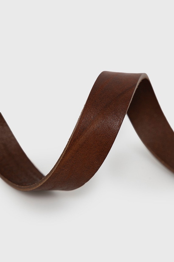 Kožený pásek Jack & Jones 12192622 hnědá AA00