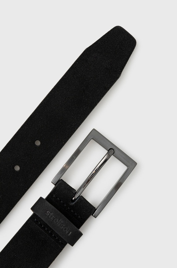 Strellson Pasek skórzany 3210.NOS czarny AA00