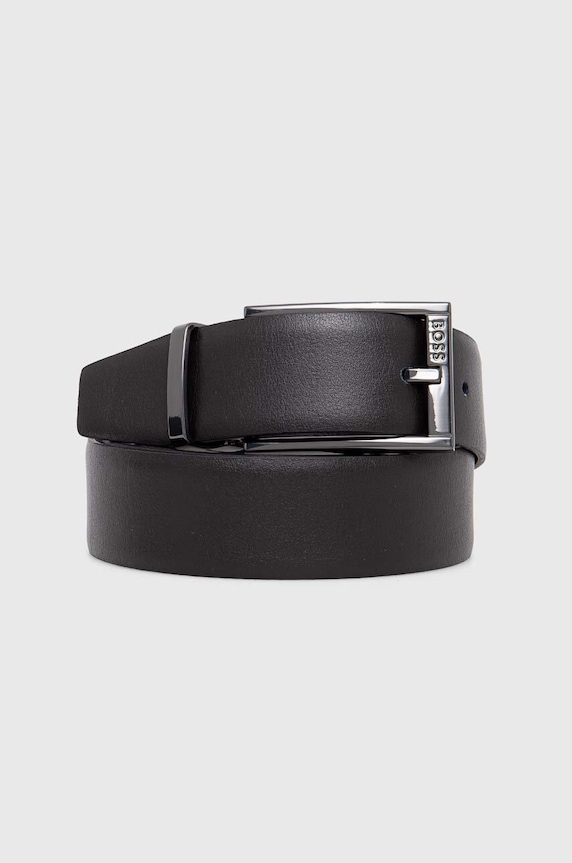 BOSS curea de piele cu două fețe 50479704 negru AA00