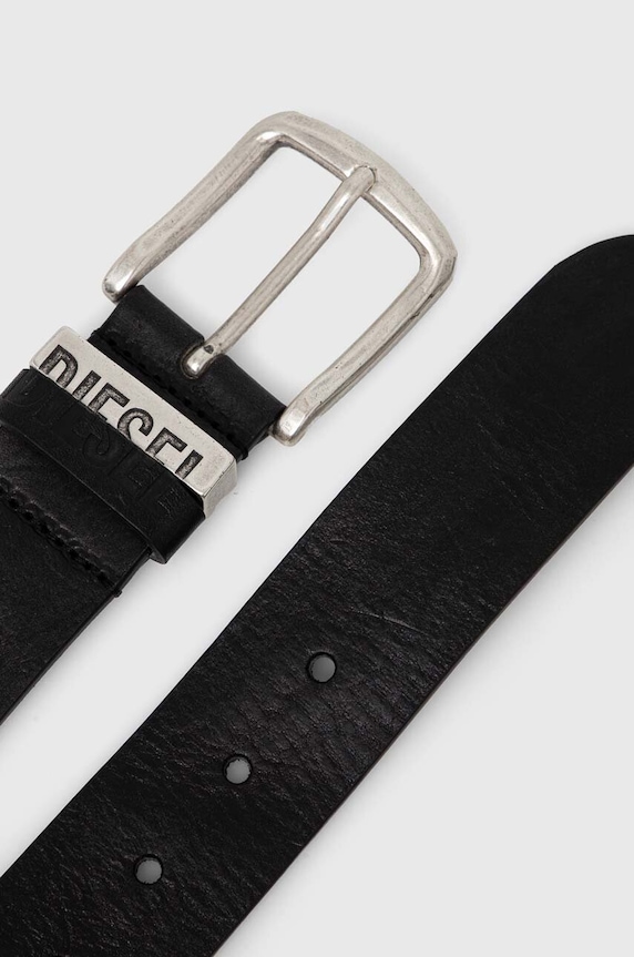 Diesel pasek skórzany B-VISIBLE BELT X08506.PS142 czarny AA00