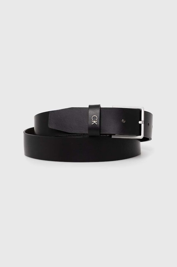 Calvin Klein pasek skórzany czarny K50K510083