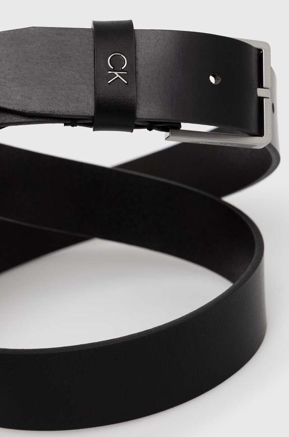 Calvin Klein pasek skórzany K50K510083 czarny AA00
