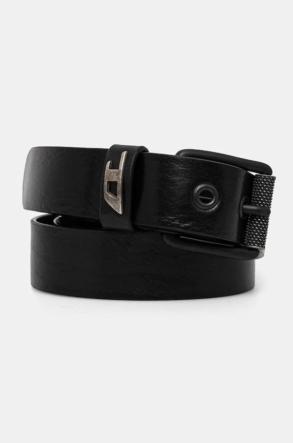 Δερμάτινη ζώνη Diesel B-DAVE II μαύρο X09396.P1506