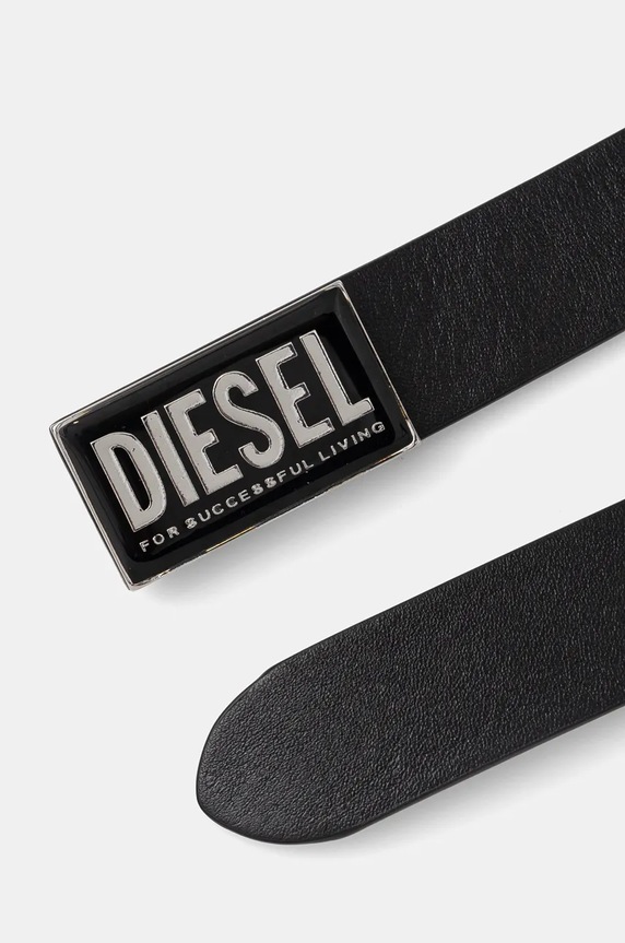Kožený pásek Diesel B-GLOSSY II X09945.PR227 černá AA00