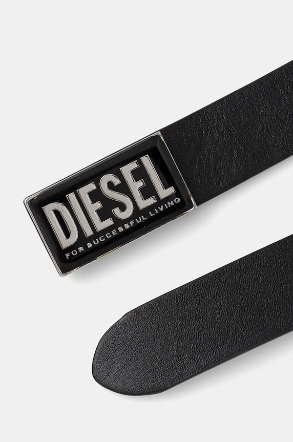 Kožený pásek Diesel B-GLOSSY II X09945.PR227 černá AA00