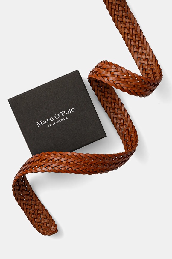 Αξεσουάρ Δερμάτινη ζώνη Marc O'Polo 5000006731 καφέ