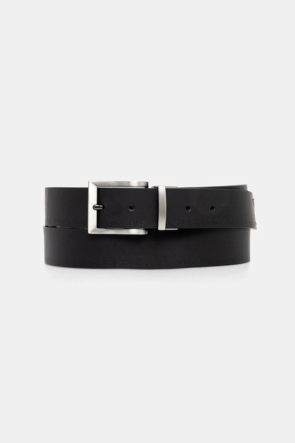 Armani Exchange curea de piele cu două fețe negru XM000609.AF12708