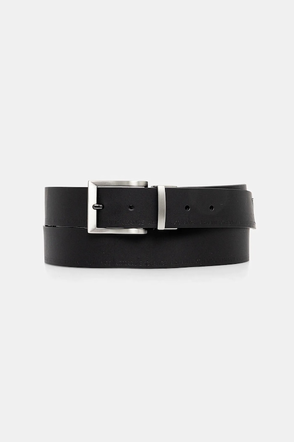 Armani Exchange curea de piele cu două fețe negru XM000609.AF12708