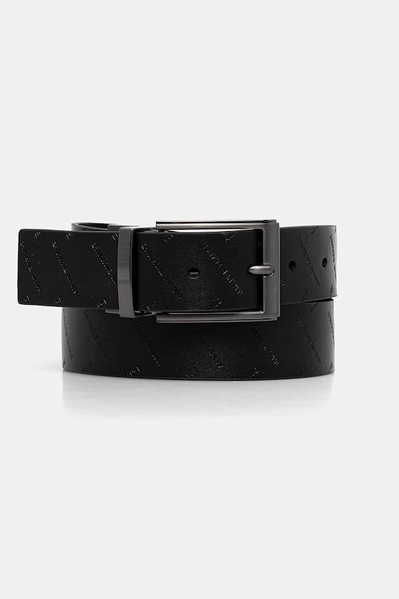Armani Exchange opasok pánsky kožený čierna XM002861.AF22848.NOS