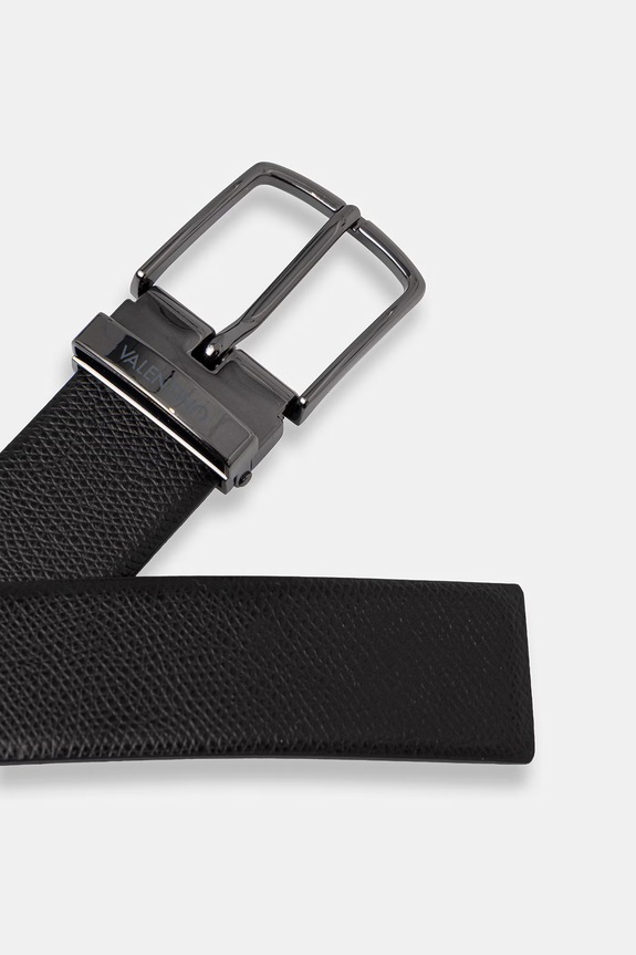 Valentino Bags ζώνη ανδρική δερμάτινη LITECH VCP8BJ04 μαύρο AA00
