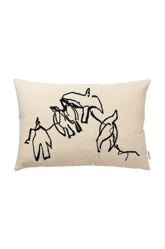 ferm LIVING poszewka ozdobna Vuelo beżowy 1104270896