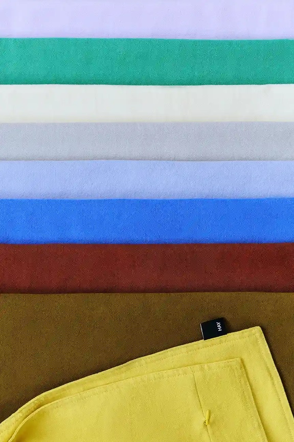 Prevleka za blazino z dodatkom lana HAY Linen 60 x 60 cm AE939.D294.AG81 rumena AA00