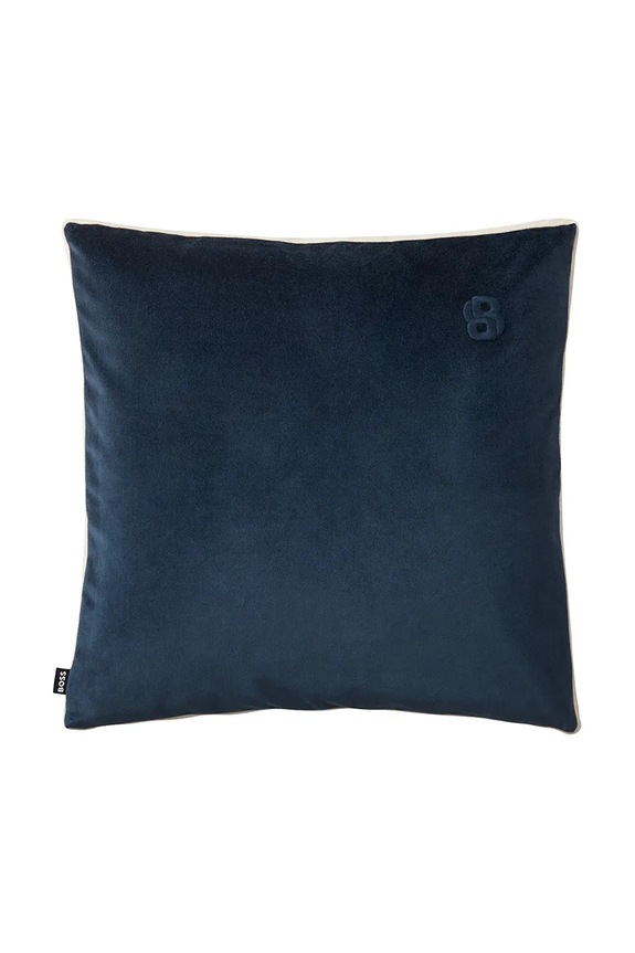 BOSS față de pernă din bumbac BVELVET Midnight 43 x 43 cm bleumarin 1060393