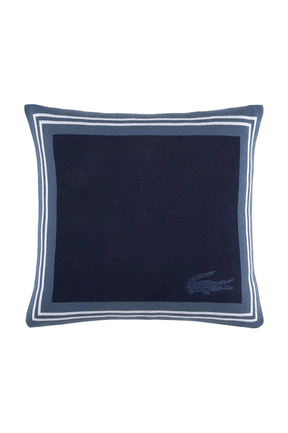 Lacoste pamut párnahuzat L FRAME Marine 45 x 45 cm sötétkék 1059166
