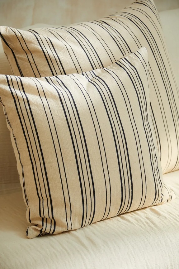 Dnevni boravak i spavaća soba Pamučna jastučnica Calma House Leucate 45 x 45 cm LEUCATE.45.AZU bež