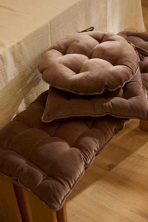 Διακοσμητικό μαξιλάρι Calma House 40 x 120 x 4 cm VELOUR.4.MRR καφέ