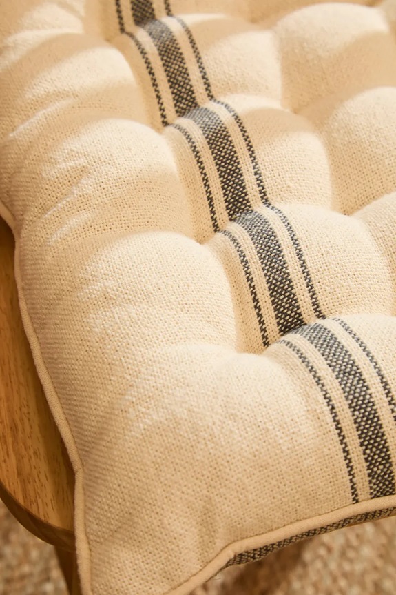 Σαλόνι και υπνοδωμάτιο Βαμβακερό μαξιλάρι για καρέκλα Calma House 40 x 40 x 4 cm BARI.40G.GRO μπεζ