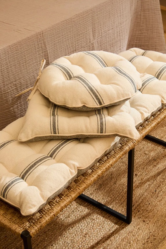 Βαμβακερό μαξιλάρι για καρέκλα Calma House 40 x 40 x 4 cm BARI.40G.GRO