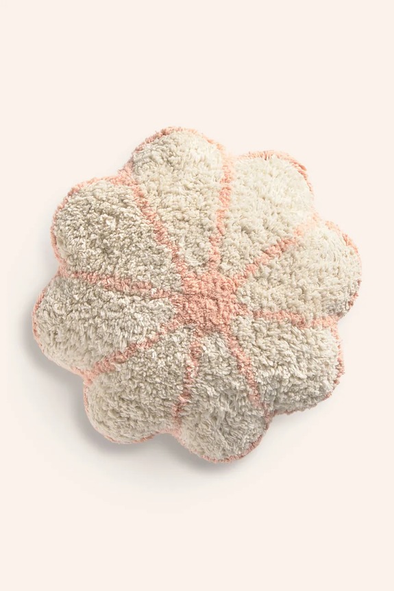 Διακοσμητικό βαμβακερό μαξιλάρι Calma House Camp 32 x 32 cm μπεζ CAMP.R32.CRU