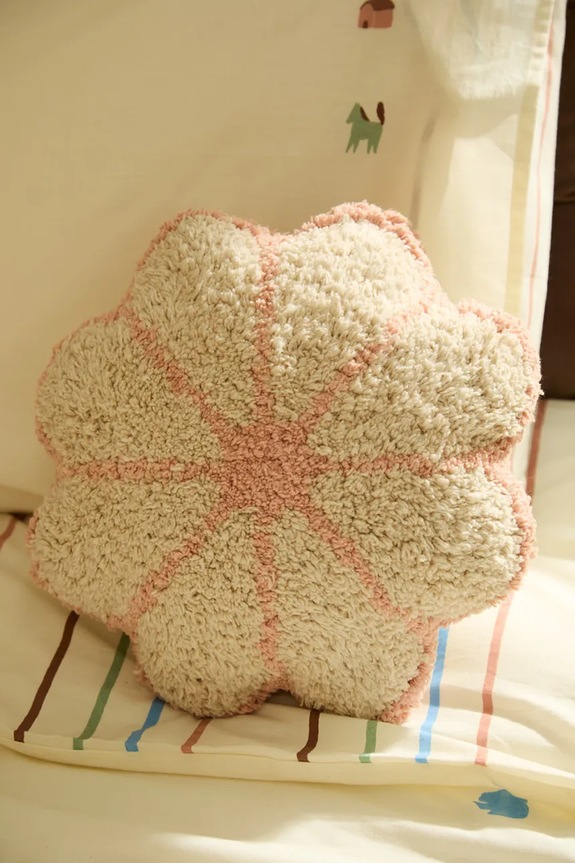 Διακοσμητικό βαμβακερό μαξιλάρι Calma House Camp 32 x 32 cm CAMP.R32.CRU μπεζ AA00