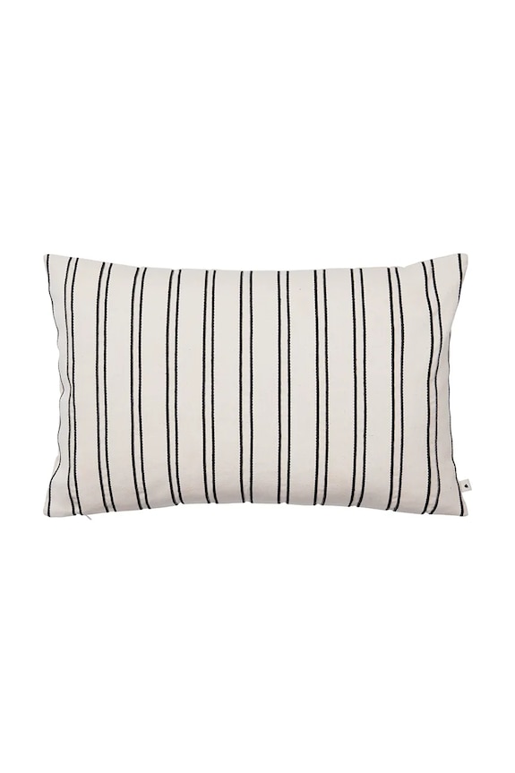 ferm LIVING poszewka na poduszkę bawełniana Twill 60 x 40 cm biały 1104272066