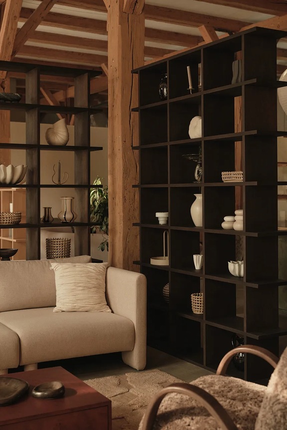 ferm LIVING pamut párnahuzat 50 x 50 cm bézs 1104272378