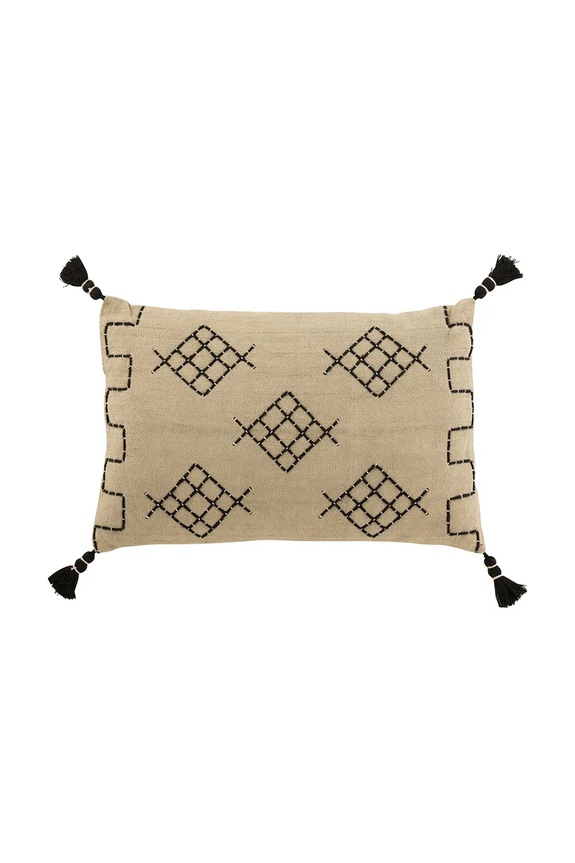 J-Line poduszka dekoracyjna bawełniana 59 x 37,5 x 13,5 cm multicolor 23131.