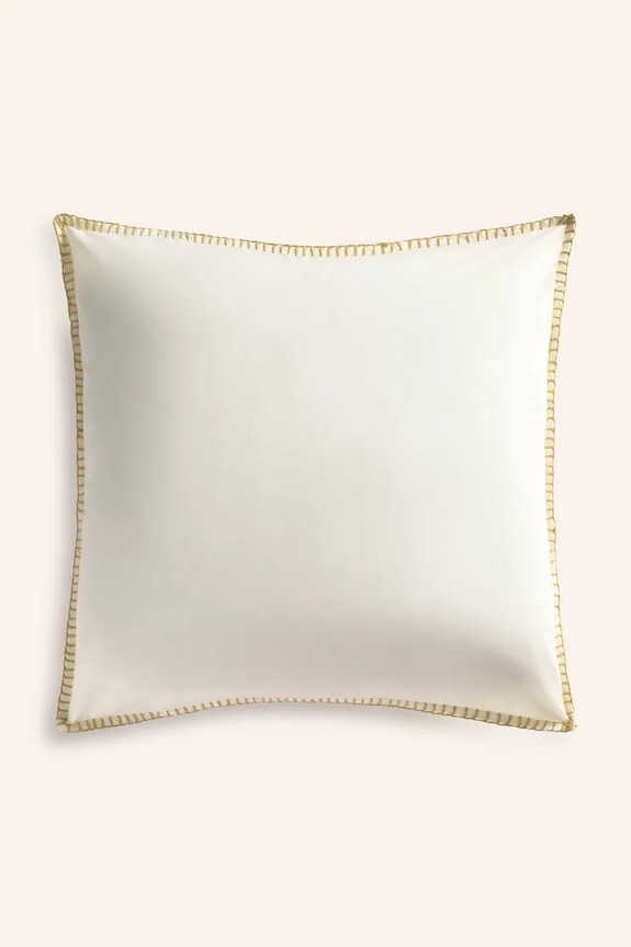 Calma House față de pernă decorativă din bumbac Berna 60 x 60 cm alb BERNA.60.MOS