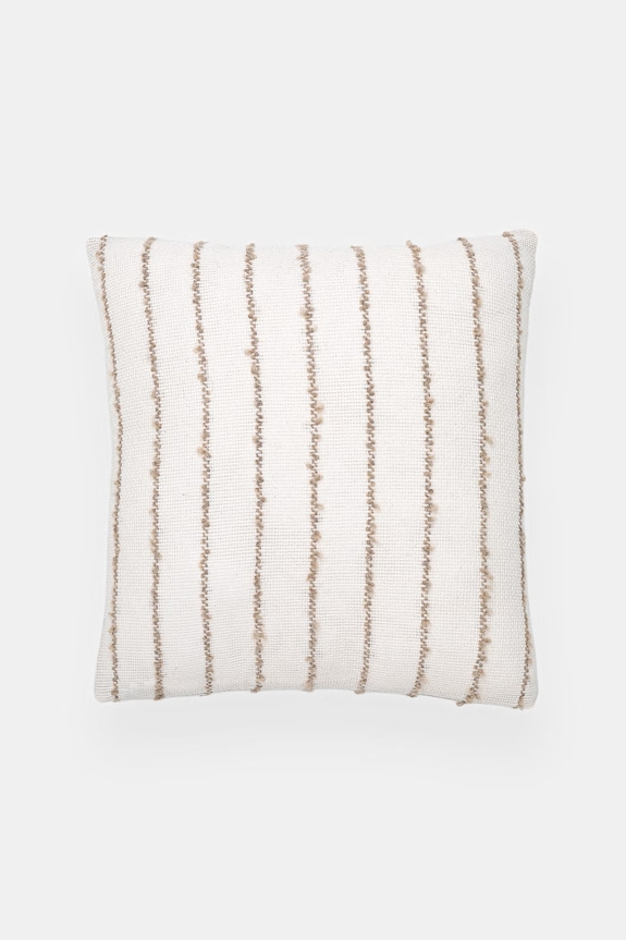 Inne față de pernă decorativă cu bumbac 45 x 45 cm albastru RICA101.CANNESBOUCLE