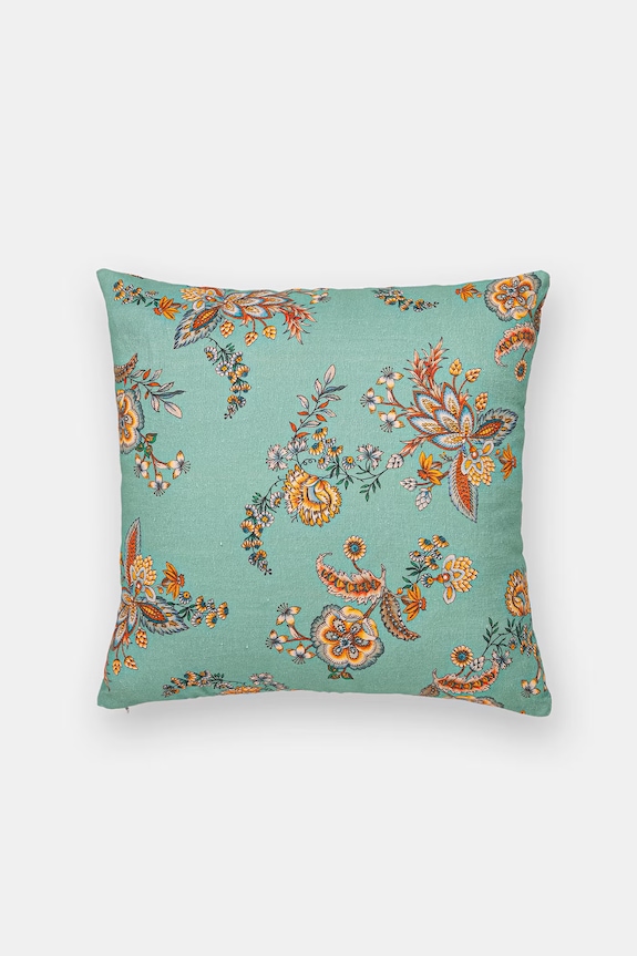 Inne față de pernă decorativă cu in 45 x 45 cm verde ZEFIRA105.LINOSOFT9313