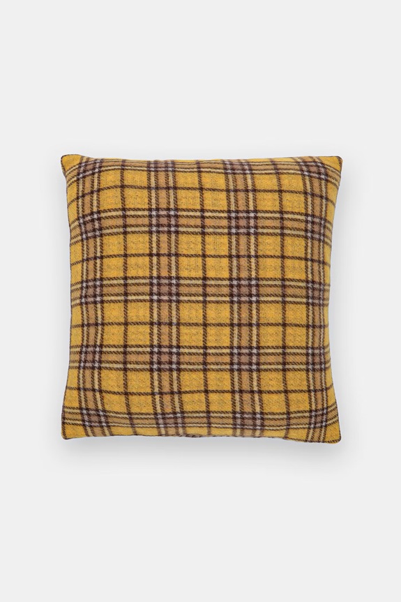 Inne față de pernă decorativă cu in 45 x 45 cm galben 207686.ALASKA