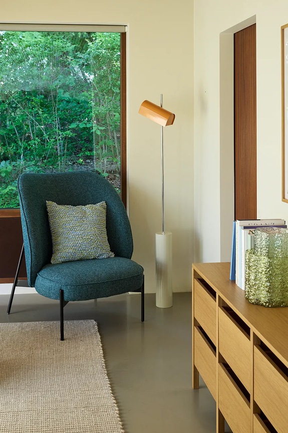 Salon i sypialnia Hübsch poduszka dekoracyjna bawełniana 50 x 50 cm 702113 niebieski