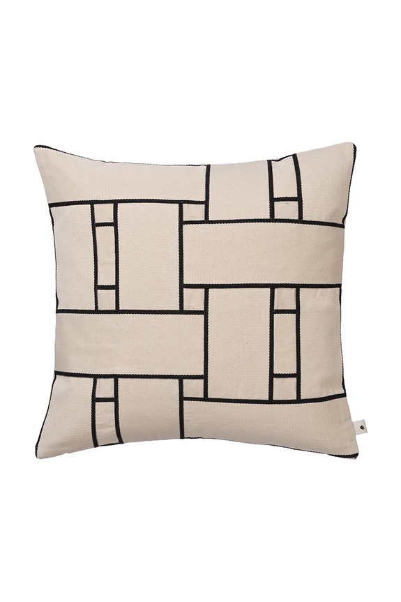 Ferm Living μαξιλάρι διακοσμητικό βαμβακερό 50 x 50 cm μπεζ 1104272921